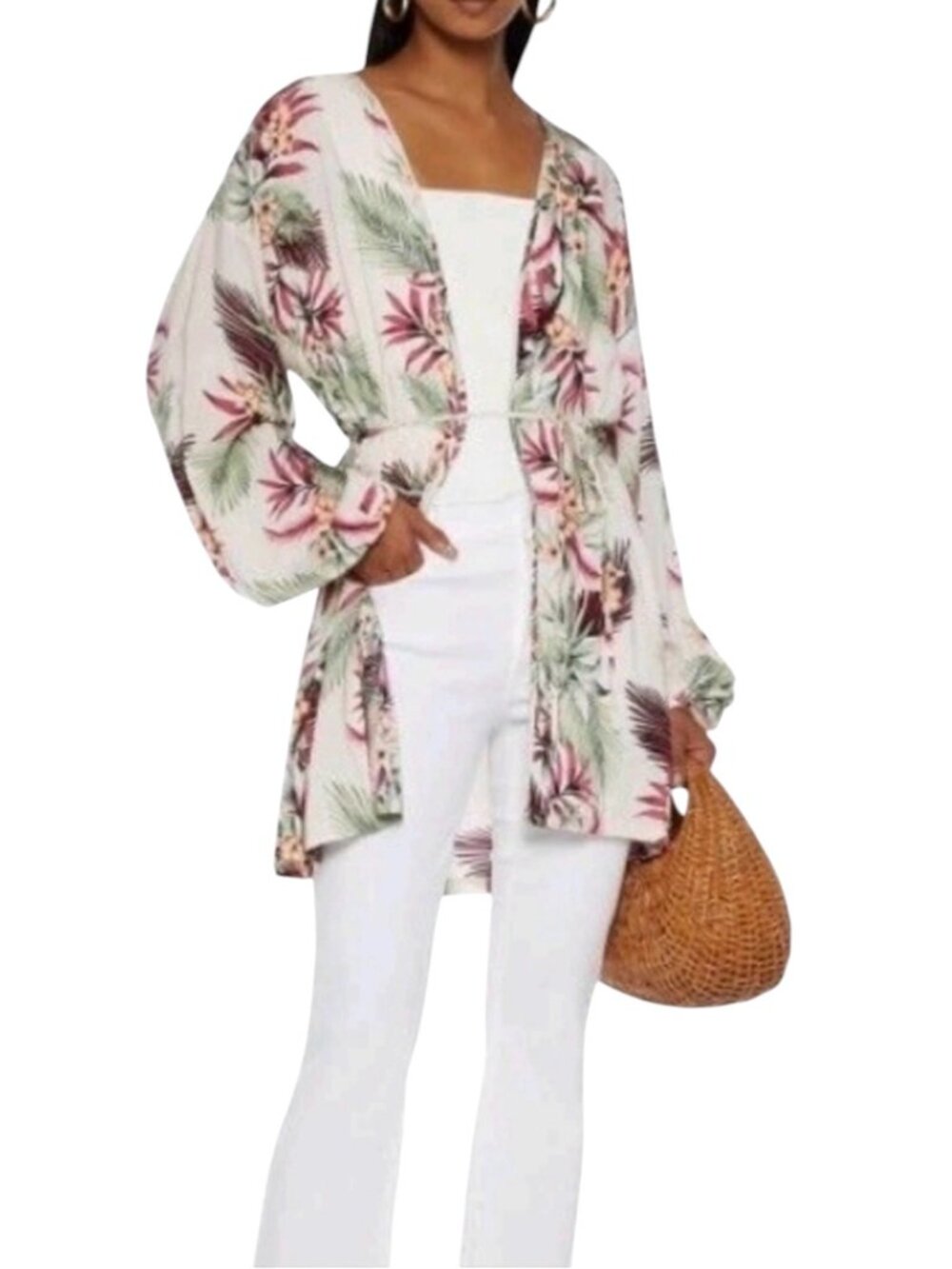 Seafolly Medium Ocean Alley Kimono NWT